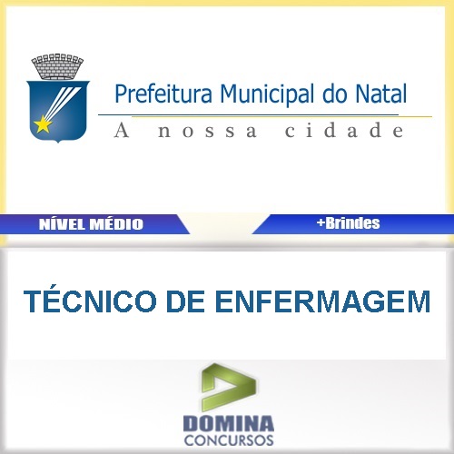 Apostila Prefeitura Natal RN 2016 Técnico de Enfermagem