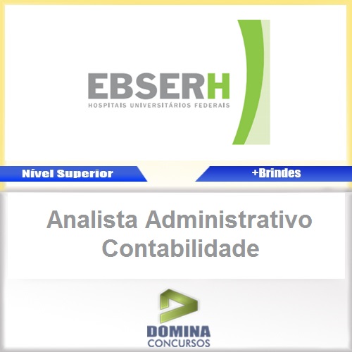 Apostila EBSERH 2016 Analista Contabilidade AOCP