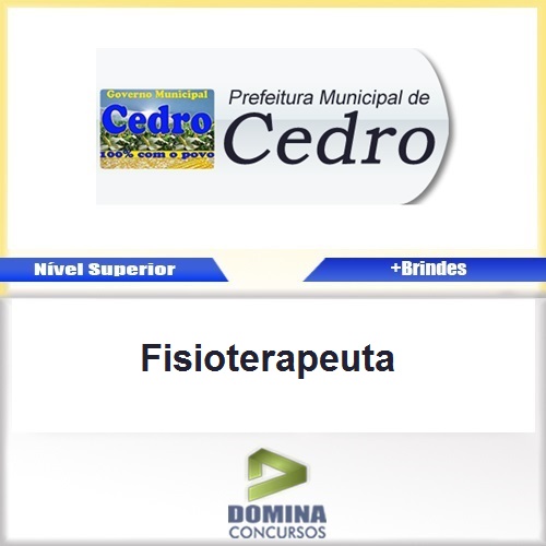 Apostila Prefeitura de Cedro 2016 Fisioterapeuta PDF