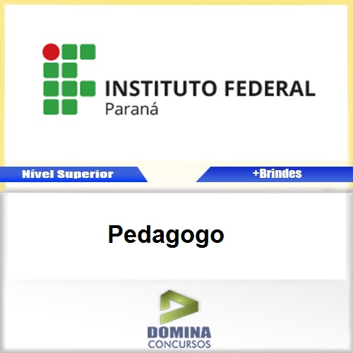 Apostila Concurso IFPR 2016 Pedagogo Grátis Brindes PDF