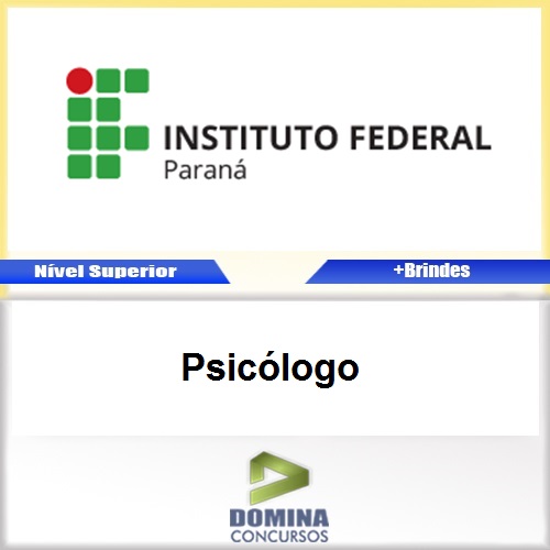 Baixar Apostila Concurso IFPR 2016 Psicólogo em PDF