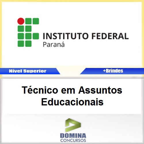 Apostila IFPR 2016 Técnico em Assuntos Educacionais PDF