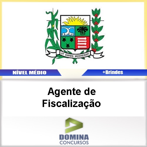 Apostila Prefeitura de Araxá MG Agente de Fiscalização