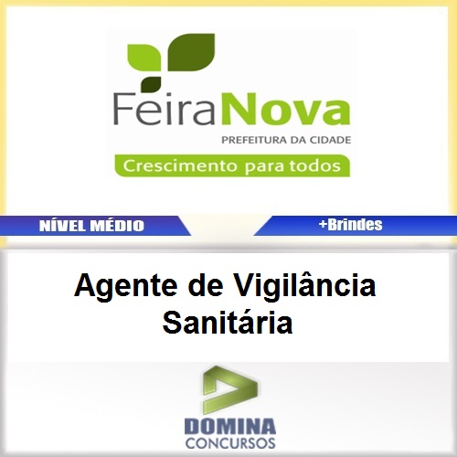 Apostila Feira Nova PE Agente de Vigilância Sanitária