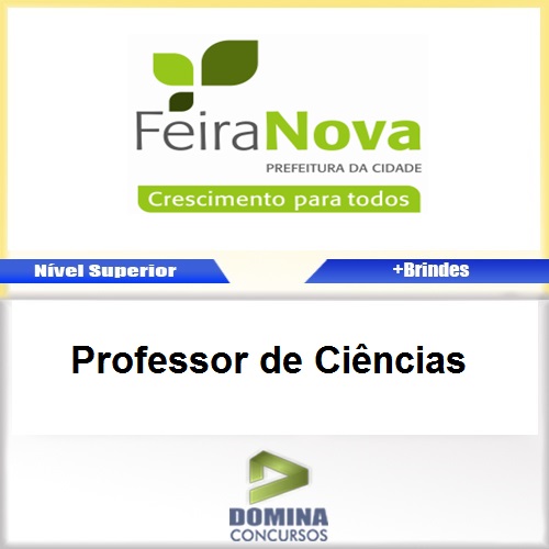 Apostila Concurso Feira Nova PE Professor de Ciências