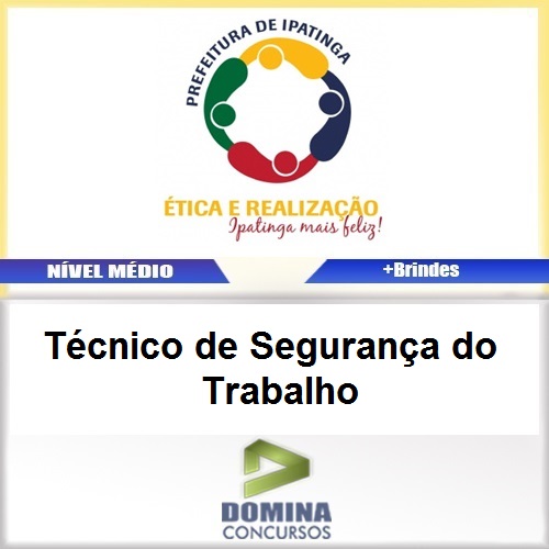 Apostila Ipatinga MG Técnico Segurança Trabalho PDF