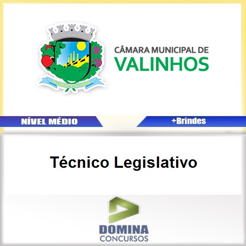 Apostila Câmara de Valinhos SP Técnico Legislativo PDF