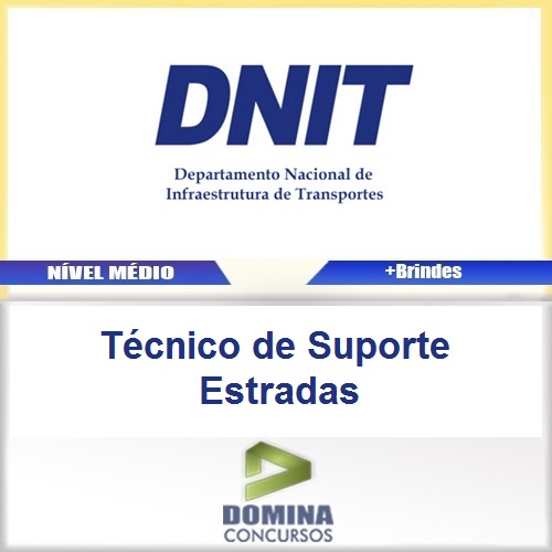 Apostila Preparatória DNIT 2016 Téc de Suporte Estradas