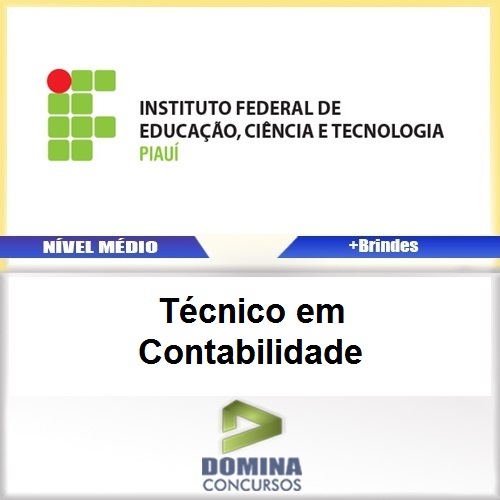 Apostila Concurso IFPI Técnico em Contabilidade PDF