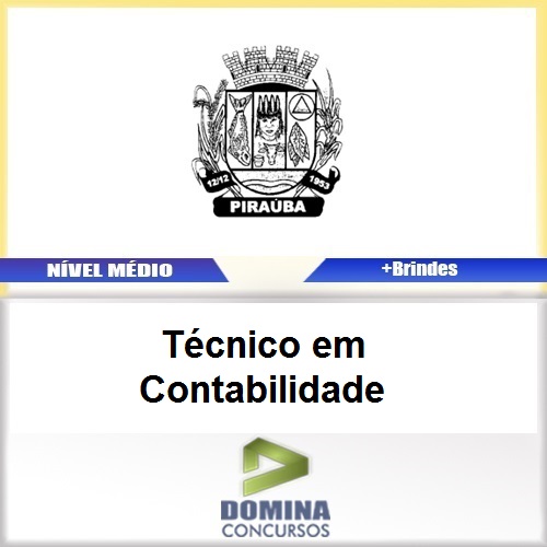 Apostila Pirauba MG Tecnico em Contabilidade PDF