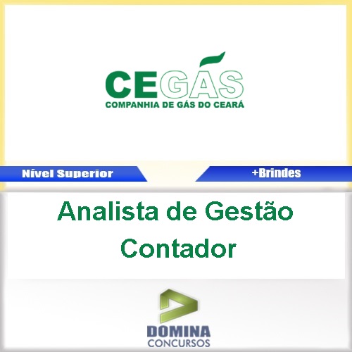 Apostila Concurso Cegás 2016 Analista Gestão Contador