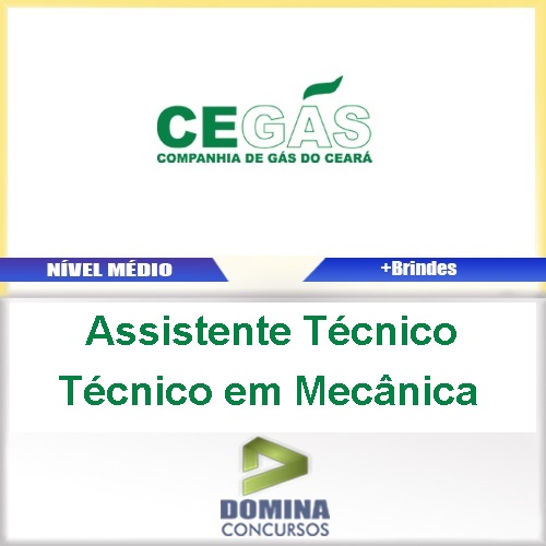 Apostila Cegás 2016 Assistente Técnico em Mecânica PDF