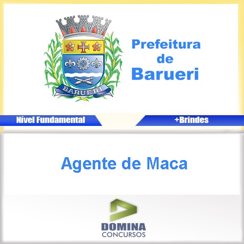 Apostila Barueri SP 2017 Agente de Maca PDF