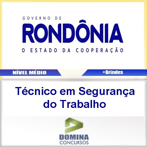 Apostila SESAU RO 2017 Técnico Segurança Trabalho