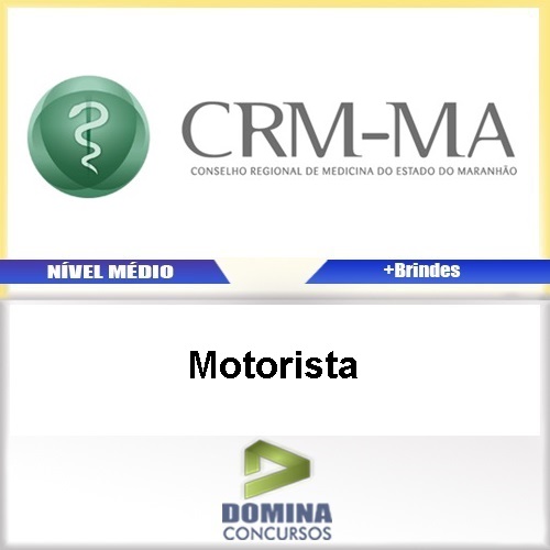 Apostila Concurso CRM MA 2017 Motorista