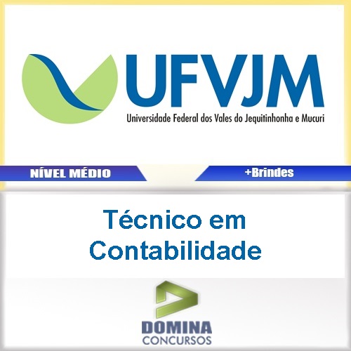 Apostila UFVJM MG 2017 Técnico em Contabilidade