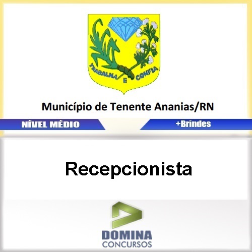 Apostila Tenente Ananias 2017 Recepcionista PDF