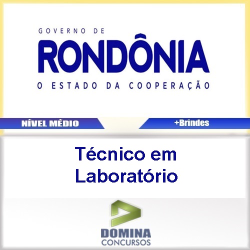 Apostila SESAU RO 2017 Técnico em Laboratório