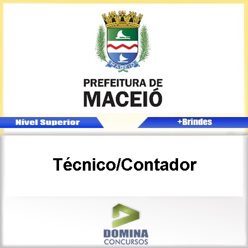 Apostila Concurso Maceió AL 2017 Técnico Contador