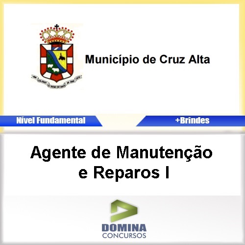 Apostila Cruz Alta RS Agente de Manutenção e Reparos I