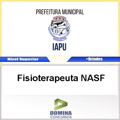 Apostila Concurso Iapu MG 2017 Fisioterapeuta NASF