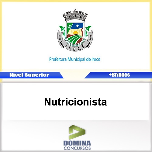 Apostila Concurso Irecê BA 2017 Nutricionista PDF