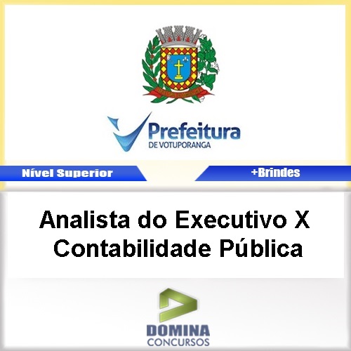 Apostila Votuporanga 2017 Analista Contabilidade Pública