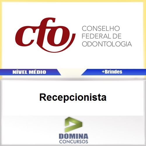 Apostila Concurso CFO 2017 Recepcionista