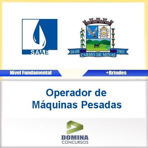 Apostila SAAE MG 2017 Operador de Máquinas Pesadas