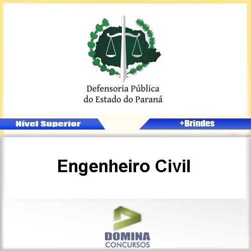 Apostila Concurso DPE PR 2017 Engenheiro Civil