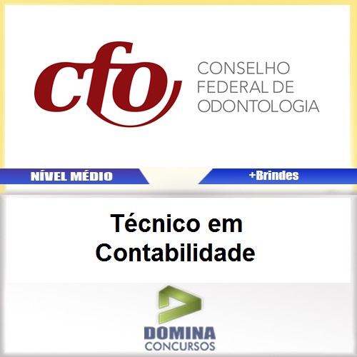 Apostila Concurso CFO 2017 Técnico em Contabilidade