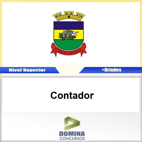 Apostila Concurso Braço do Norte SC 2017 Contador