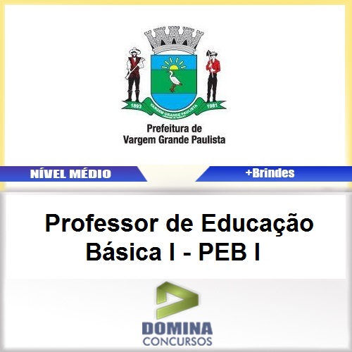 Apostila Vargem Grande Paulista SP PROF EDU Básica