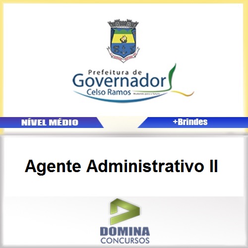 Apostila Celso Ramos SC 2017 Agente Administrativo II