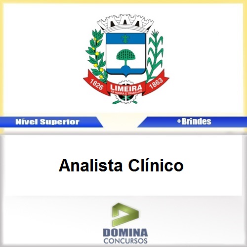 Apostila Concurso Limeira SP 2017 Analista Clínico