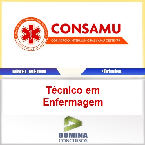 Apostila CONSAMU 2017 Técnico em Enfermagem