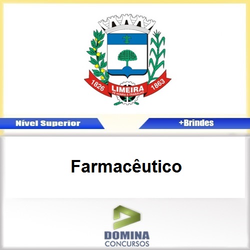 Apostila Concurso Limeira SP 2017 Farmacêutico