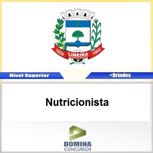 Apostila Concurso Limeira SP 2017 Nutricionista