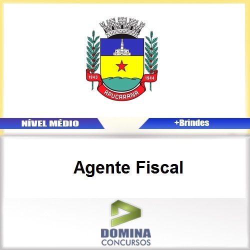 Apostila Apucarana PR 2017 Agente Fiscal