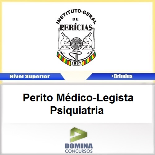 Apostila IGP RS 2017 Perito Médico Legista Psiquiatria