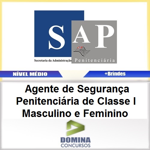 Apostila SAP SP 2017 Agente Penitenciária de Classe I