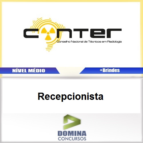 Apostila Concurso CONTER 2017 Recepcionista