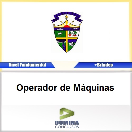 Apostila Boqueirão PB 2017 Operador de Máquinas