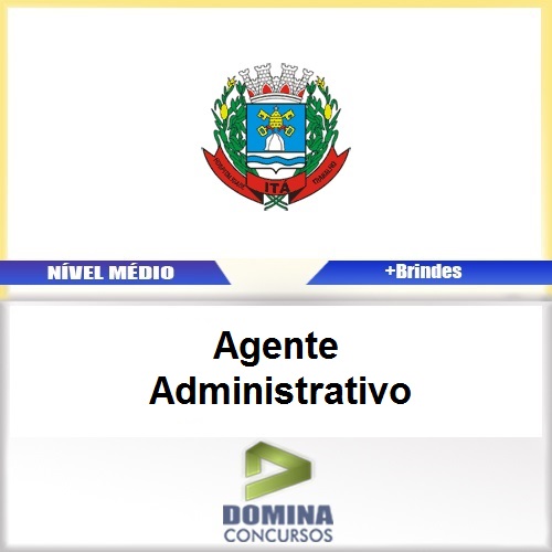 Apostila Concurso Itá SC 2017 Agente Administrativo