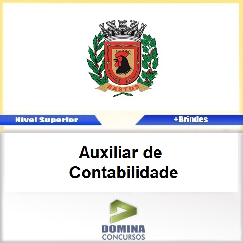 Apostila Bastos SP 2017 Auxiliar de Contabilidade