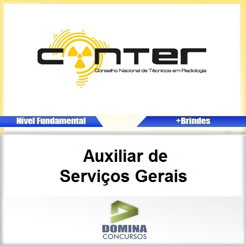 Apostila CONTER 2017 Auxiliar de Serviços Gerais PDF