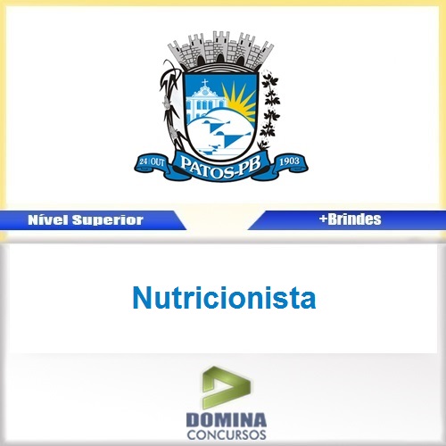 Apostila Concurso Patos PB 2017 Nutricionista