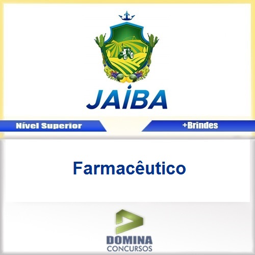 Apostila Concurso Jaíba MG 2017 Farmacêutico