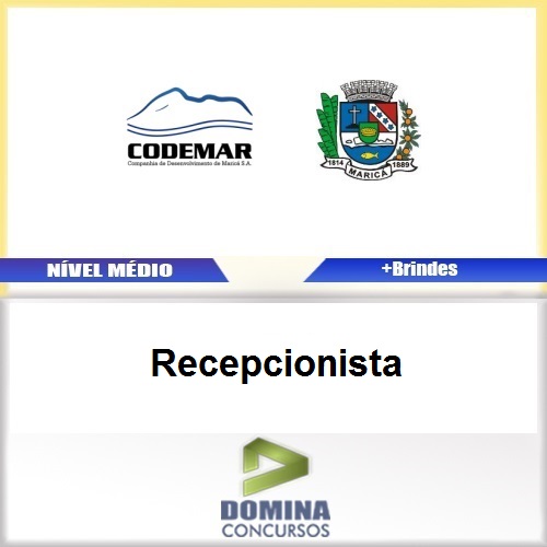 Apostila CODEMAR RJ 2017 Recepcionista PDF