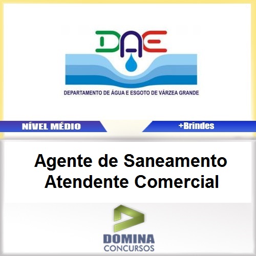 Apostila Concurso DAE VG 2017 Atendente Comercial